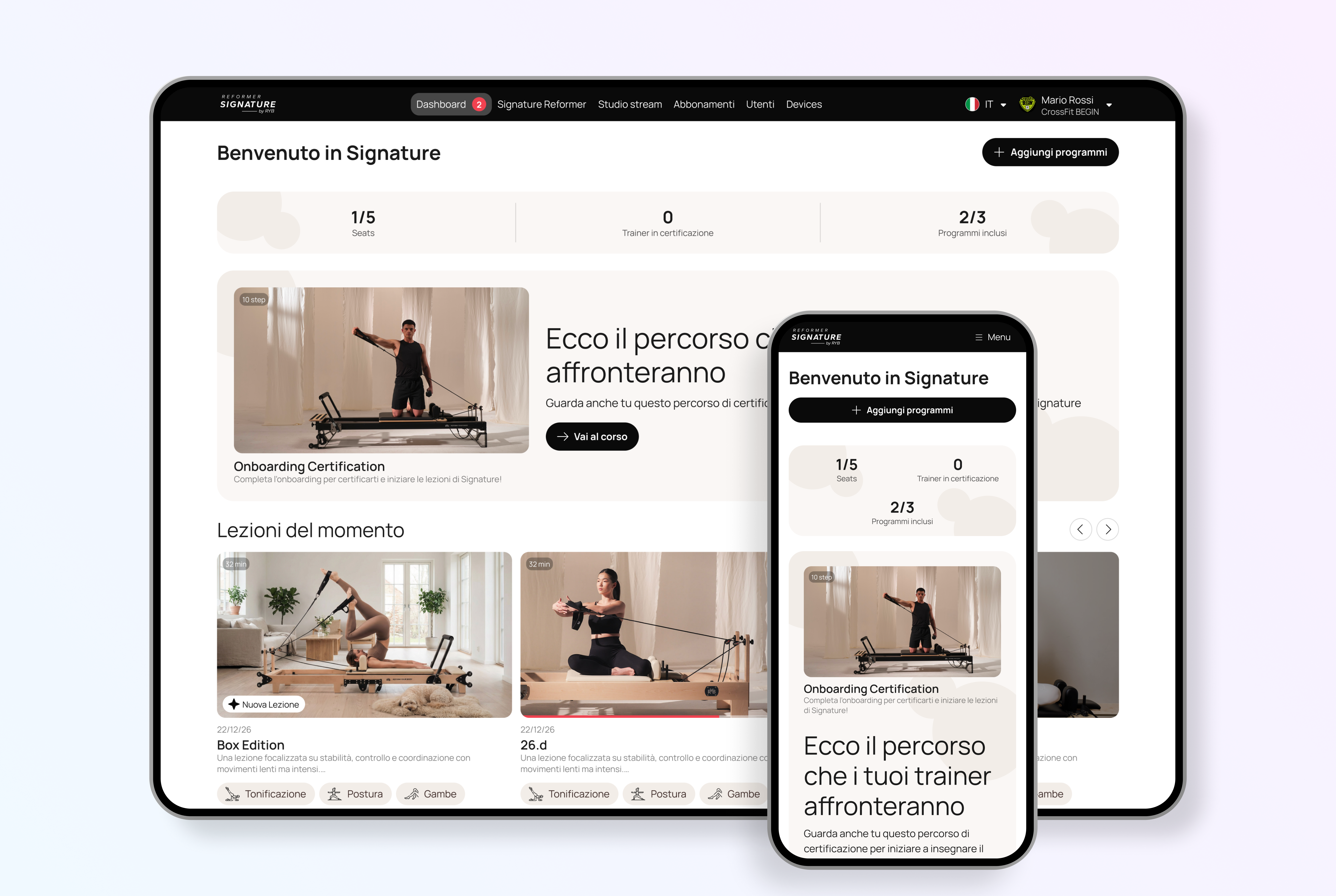 desktop and mobile mockup presentation